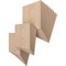 Ekena Millwork 15 3/4W x 15 3/4H x 1/4T Wood Hobby Boards, Red Oak, 25PK HBW16X16X250DRO - alternate 4
